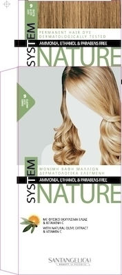 Sant' Angelica System Nature Set Haarfarbe kein Ammoniak 9 Blonde Very light 60ml