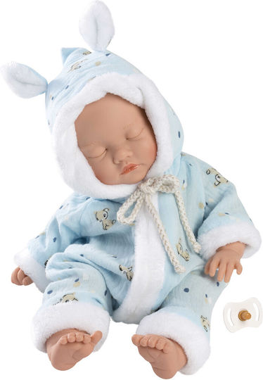Llorens Juan Baby-Puppe Junge mit Geschlossenen Augen 31 cm