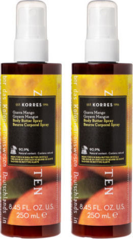 Korres Body Butter Spray Guava Mango Moisturizing Body Butter 500ml