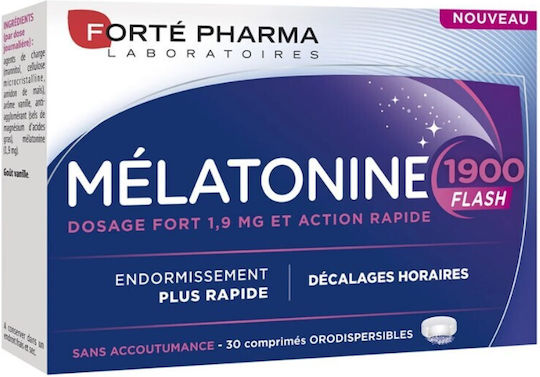 Forte Pharma Melatonine Supplement for Sleep 30 tabs Vanilla