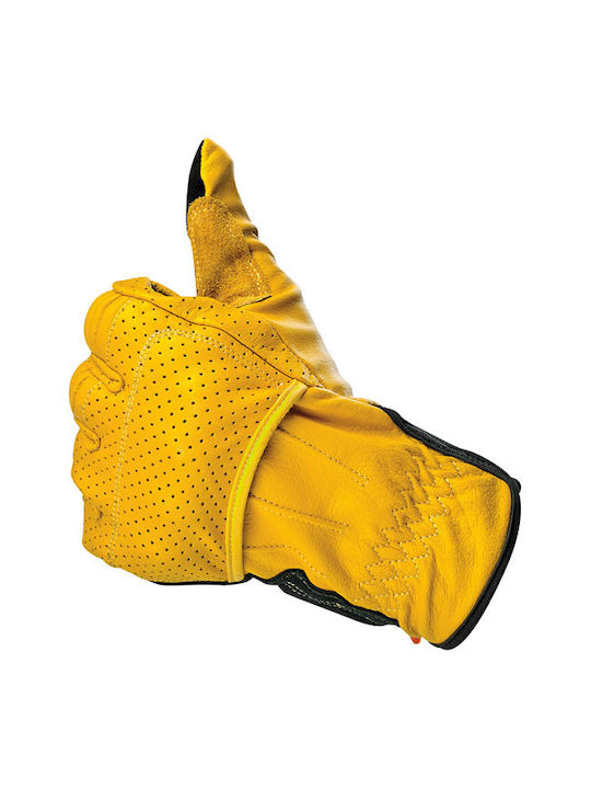 Biltwell Borrego Winter Men's Motorcycle Gloves Gold