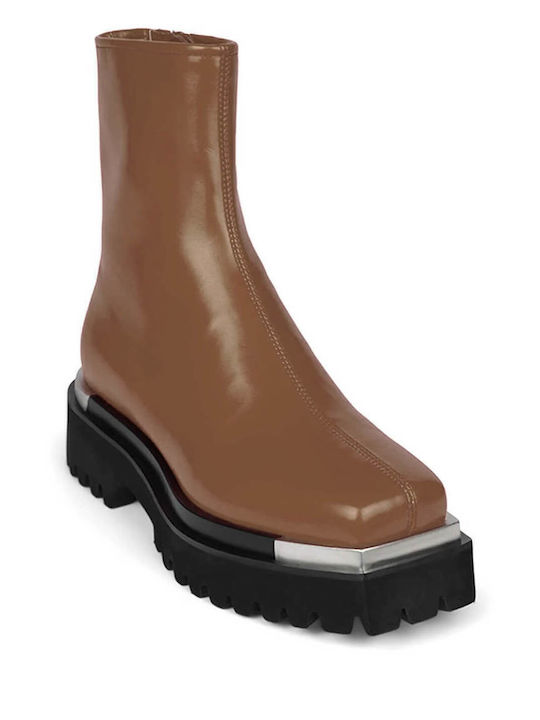Jeffrey Campbell Devout Μποτάκια Καφέ