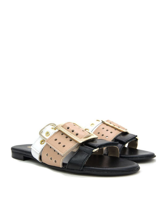 Sandale Casual Damă din Piele Alb