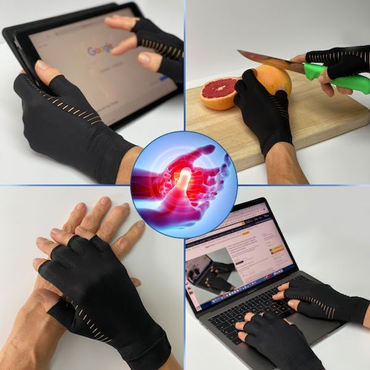Ortholand Graduated Compression Glove Black