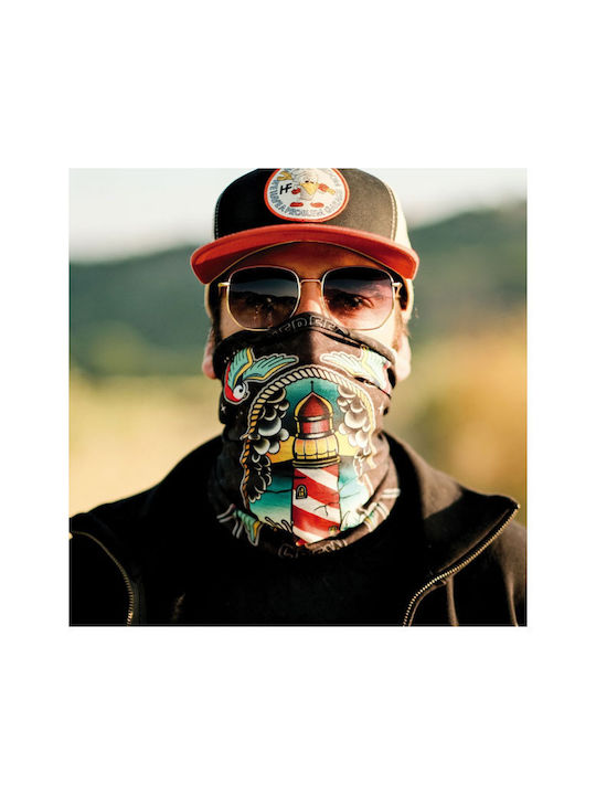 Holy Freedom Motorcycle Rider Neck Warmer Multicolored