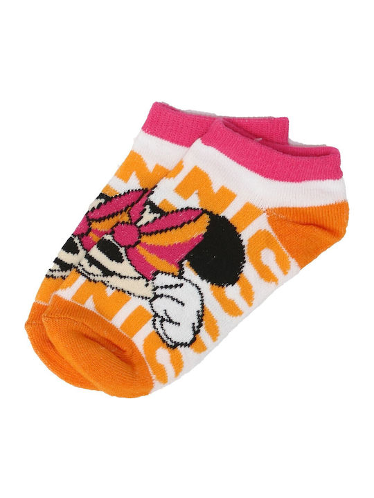 Disney Kids' Ankle Socks Minnie Mouse Multicolored 3 Pairs