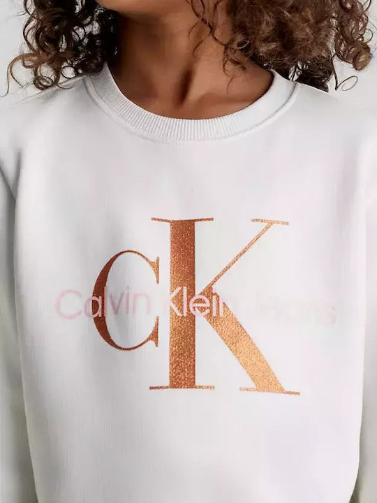 Kinderhemd Langarm Weiß Monogram