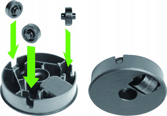 Prosperplast IPMR400 Чиния Пот Пластмаса Anthracite 39x39бр IPMR400-S433