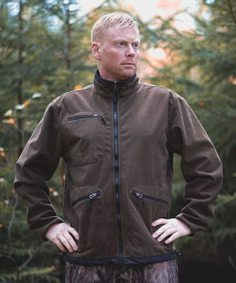 Acme Jagdjacke Vlies Braun