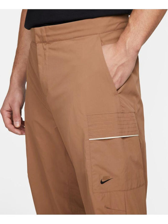 Sportswear Style Essentials Jogginghose mit Gummizug Braun