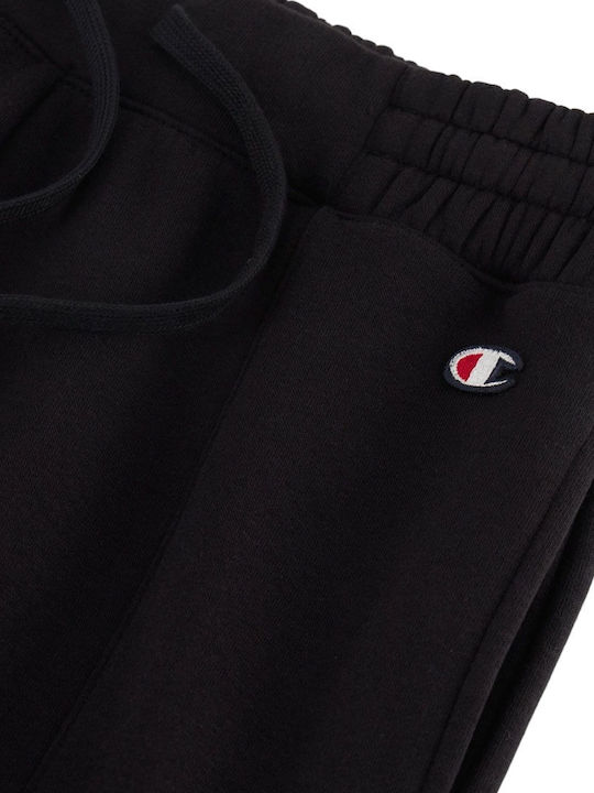 Rib Cuff Jogginghose Schwarz