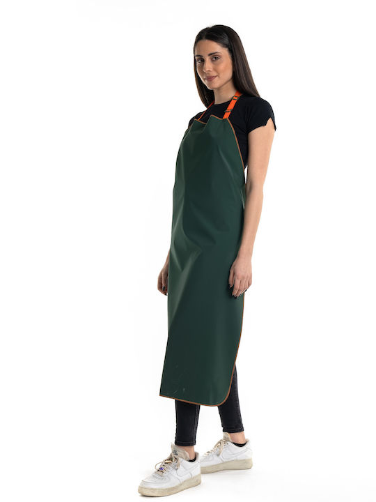 Adiavroxo (Work Aprons & Sleeves) Ποδιά Εργασίας Εστίασης Πράσινη AP-330014A-E