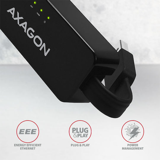 Axagon ADE-XR Adaptor Rețea USB cu Conexiune Cablată Ethernet
