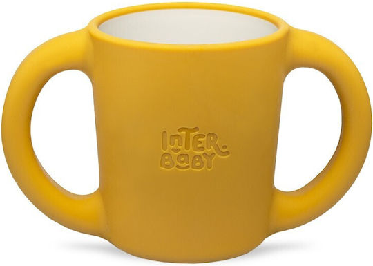 Interbaby Σετ Φαγητού από Πλαστικό Κίτρινο 4τμχ
