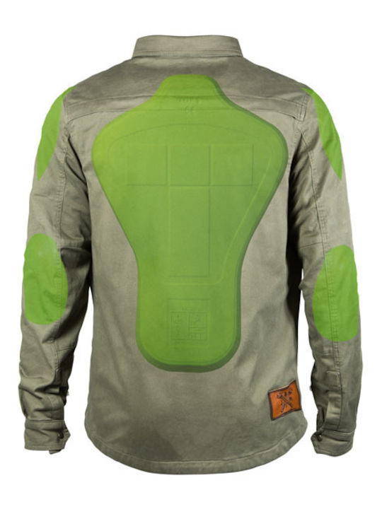 John Doe Sommer Herren Reitjacke Wasserdicht Khaki