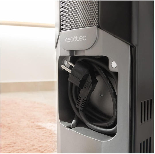 Cecotec READYWARM 11000 SPACE BLACK Καλοριφέρ Λαδιού με 10 φέτες 2500W