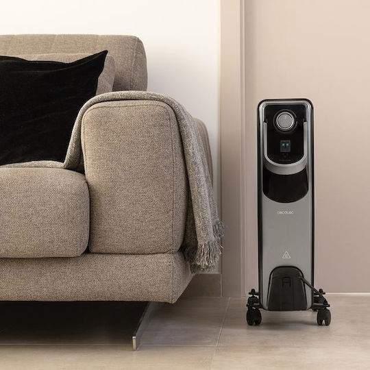 Cecotec Readywarm 9000 Space 360º Black Καλοριφέρ Λαδιού με 9 φέτες 2000W