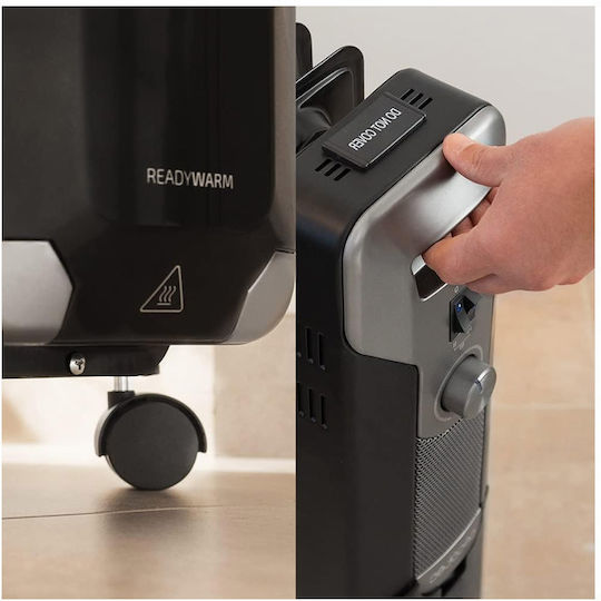 Cecotec READYWARM 11000 SPACE BLACK Καλοριφέρ Λαδιού με 10 φέτες 2500W