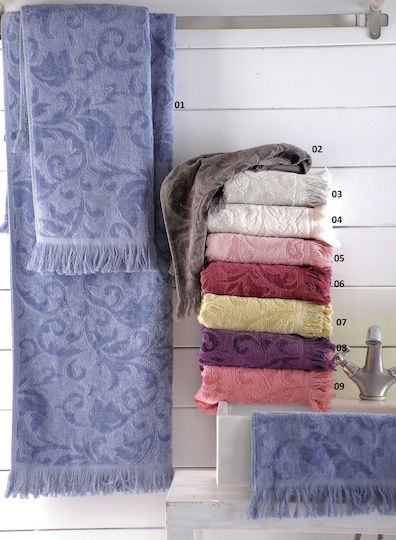 Rythmos Hand Towel Sienna 30x50cm Cream Weight 500gr/m²