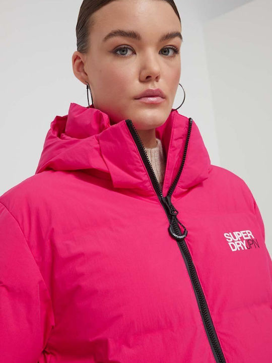 Boxy Κοντό Γυναικείο Puffer Μπουφάν για Χειμώνα ''''''
