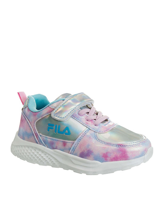 Comfort Shine 2 Kinder Sneakers mit Klettverschluss Silber