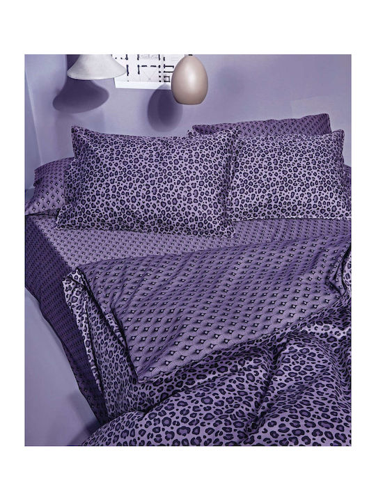 Kentia Sheet Sets Queen 240x270cm. Purple (#8B008B) 4pcs