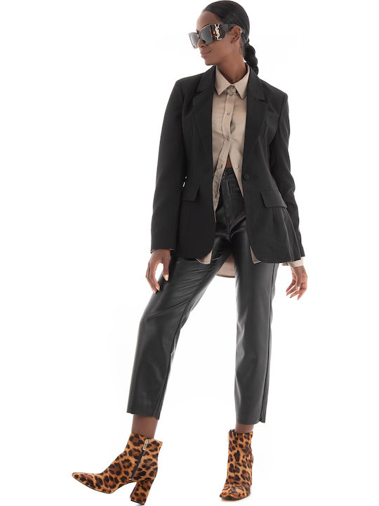 Only Blazer pentru femei Sacou Negru Only Blazer pentru femei Sacou Negru