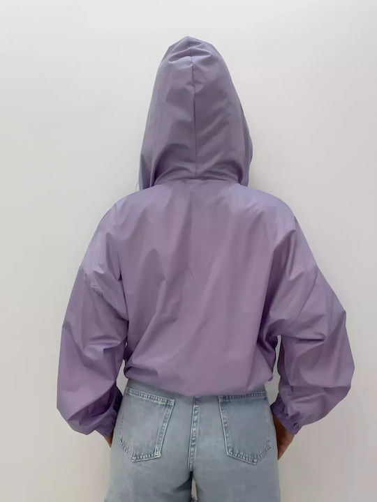 Volumex Women's Short Lifestyle Jacket for Winter Purple