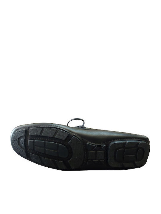 Leder Herren Mokassins in Schwarz Farbe