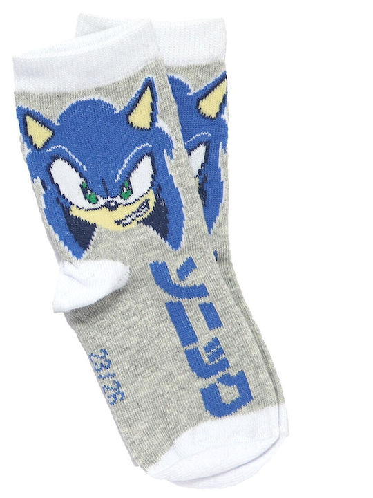 Sega Kids' Socks Knee-High Sonic Multicolored 3 Pairs