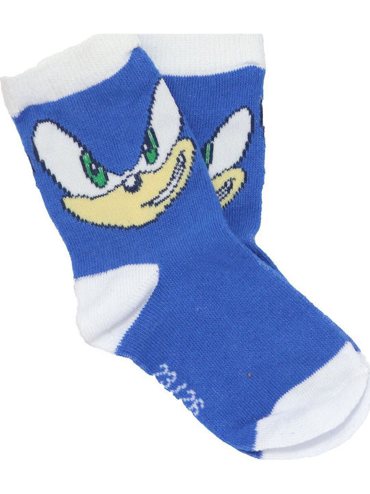 Sega Παιδικές Κάλτσες Μακριές Sonic Πολύχρωμες 3 Ζευγάρια