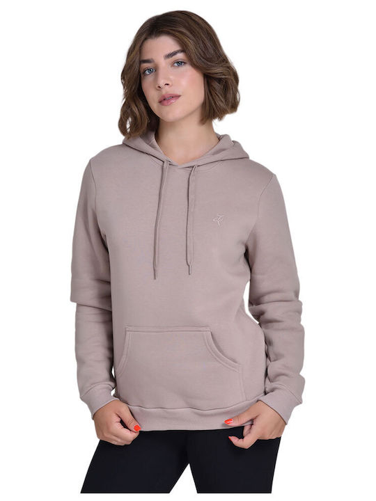 Target Women's Hooded Fleece Sweatshirt Brown