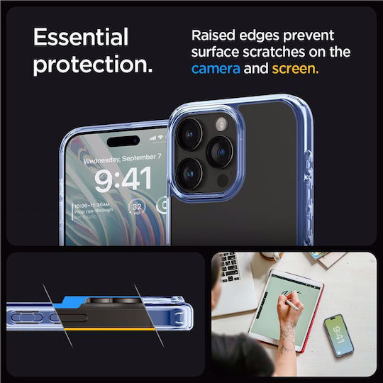 Spigen Ultra Hybrid Back Cover Plastic Light Blue (iPhone 15 Pro Max)