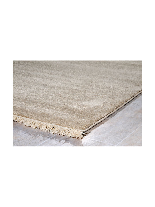 Tzikas Carpets Parma 19403-161 Handmade Rug Rectangular with Fringes Cream