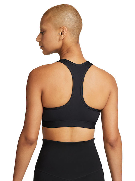 Nike Dri-Fit Γυναικείο Αθλητικό Μπουστάκι Μαύρο με Επένδυση