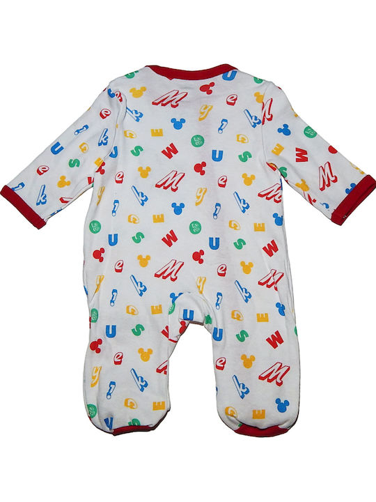 Disney Mickey Baby Bodysuit Set Long-Sleeved Red