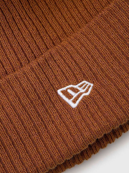 Beanie Unisex Beanie Gestrickt in Braun Farbe