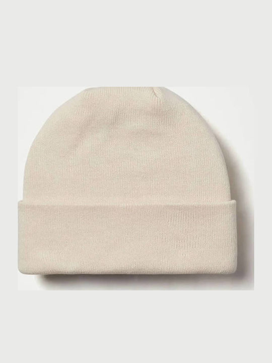 Thar Beanie Männer Beanie mit Rippstrick in Ecru Farbe
