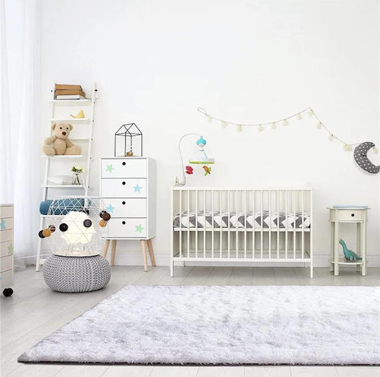 My Home Luxury Χαλί Αντιολισθητικό Shaggy Γούνινο 80x180cm White My Home Luxury Χαλί Αντιολισθητικό Shaggy Γούνινο 80x180cm White