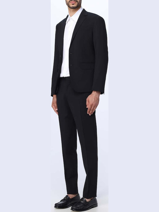 Paris Men's Winter Suit Black