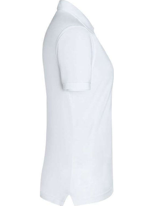 Karlowsky Γυναικείο Διαφημιστικό T-shirt Κοντομάνικο σε Λευκό Χρώμα