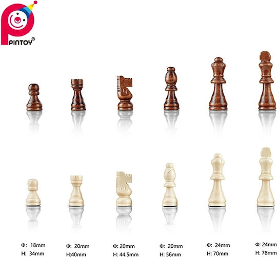 Pin Toys Chess Wood