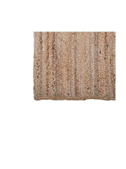 Ankor Rug Rectangular Summer from Jute Brown