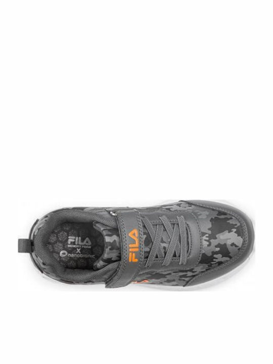 Memory Flash Gordon Παιδικά Sneakers με Σκρατς & Φωτάκια Γκρι