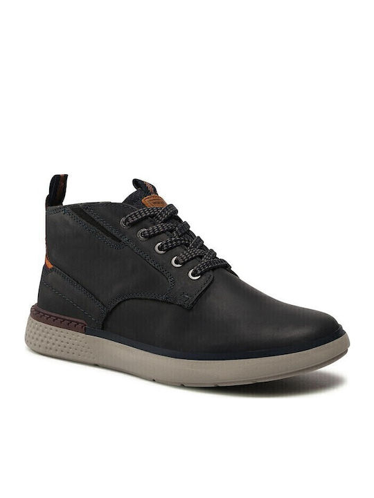 Challenger Ankle Navy Blue Men's Boots Anatomical