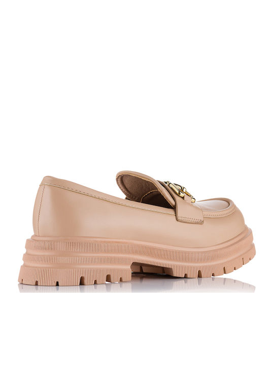 Γυναικεία Loafers σε Μπεζ Χρώμα