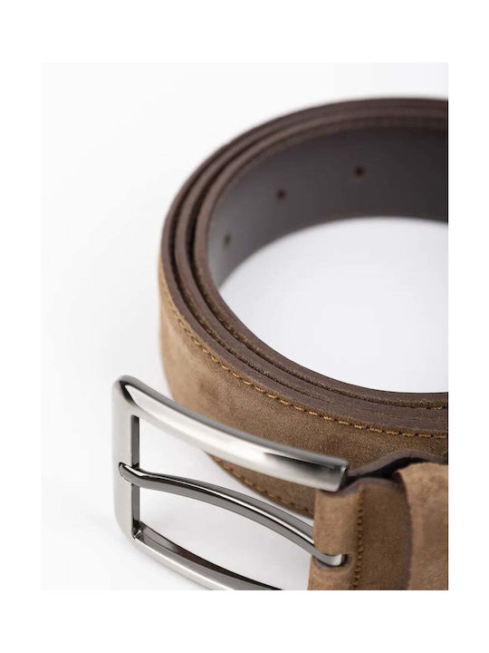 Kayak Men's Leather Belt Brown