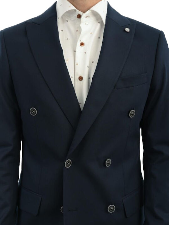 Vittorio Artist Men's Suit Jacket Blue