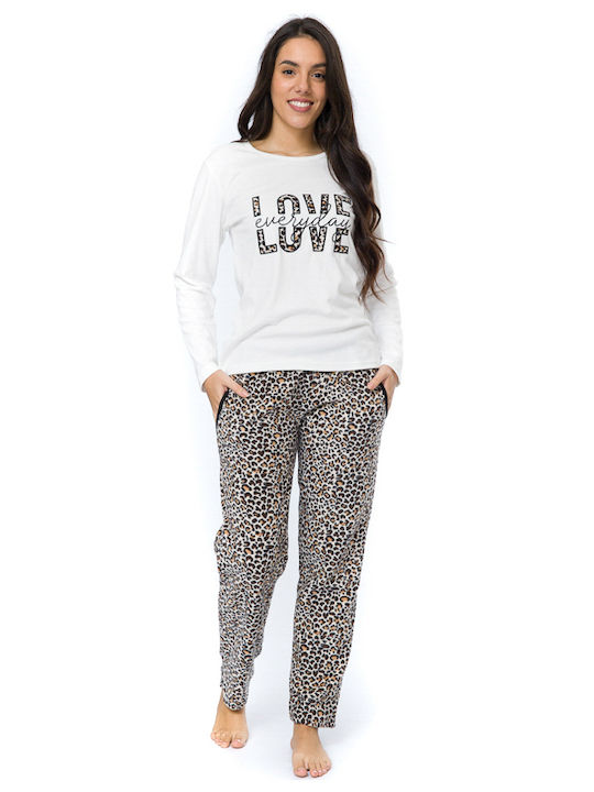 Women's Pajama Set with Fleece Robe (20039A)