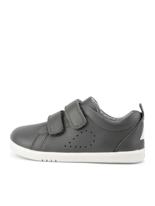 Iwalk Ghete Copii din Piele cu Velcro Gri